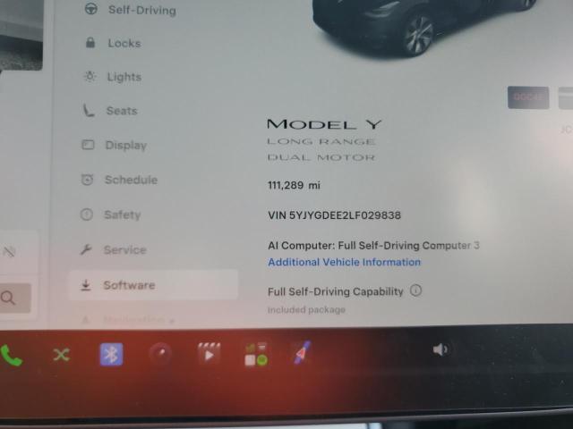 Продаж на аукціоні авто 2020 Tesla Model Y, vin: 5YJYGDEE2LF029838, номер лоту: 61934536