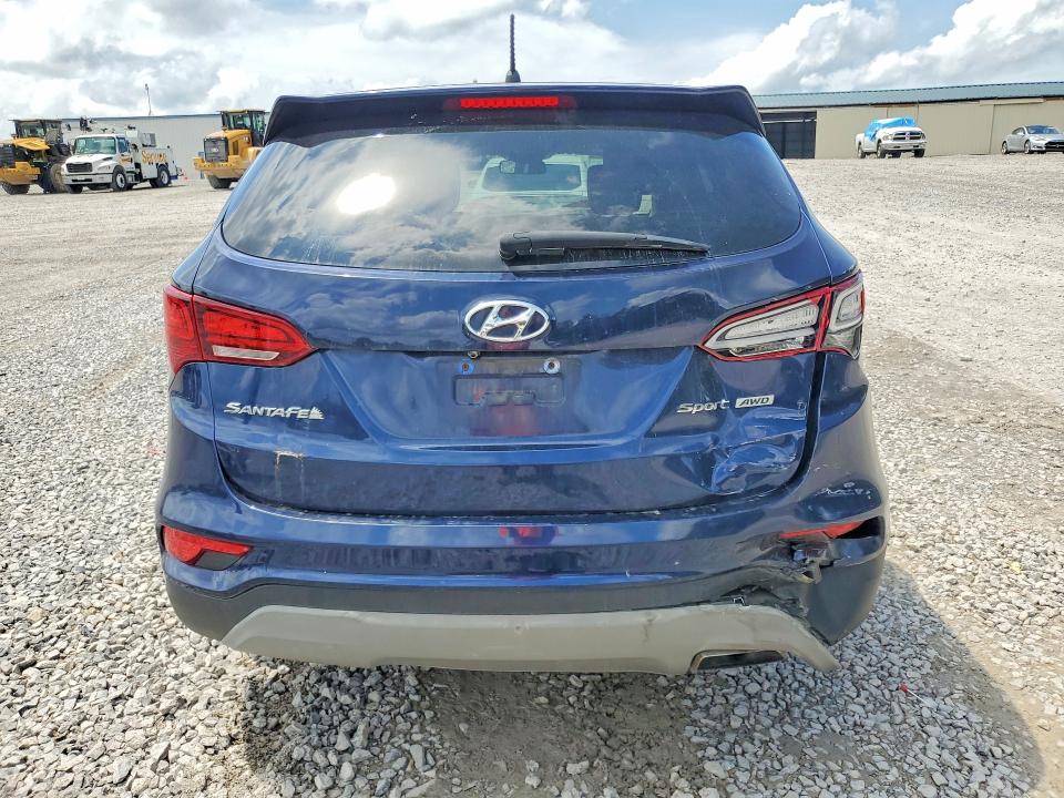 61307696 :رقم المزاد ، 5XYZTDLB6JG565660 vin ، 2018 Hyundai Santa Fe Sport مزاد بيع