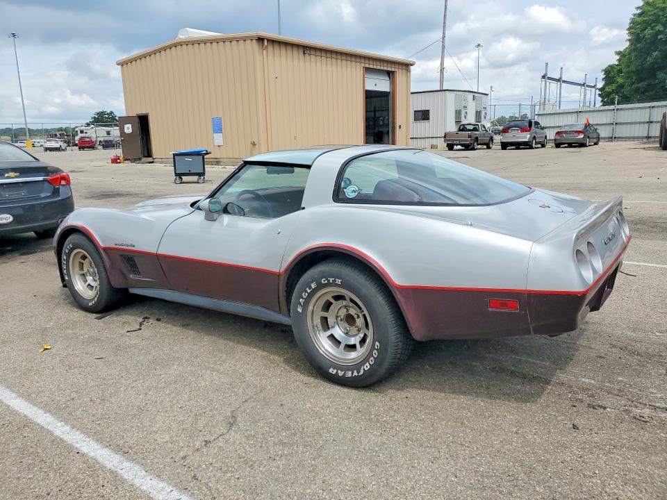 1982 Chevrolet Corvette მანქანა იყიდება აუქციონზე, vin: 1G1AY8781C5110515, აუქციონის ნომერი: 60129266