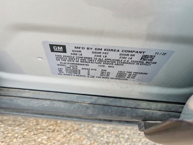 Aukcja sprzedaży 2022 Buick Encore, vin: KL4CJESM9NB569765, numer aukcji: 62032336