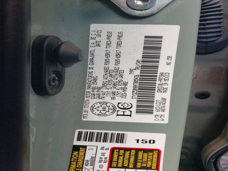 47693756 :رقم المزاد ، 3TYDZ5BN8NT005436 vin ، 2022 Toyota Tacoma مزاد بيع