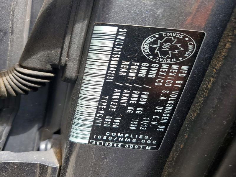 Продажа на аукционе авто 2013 Volkswagen Beetle, vin: 3VWJL7AT5DM642131, номер лота: 60190396