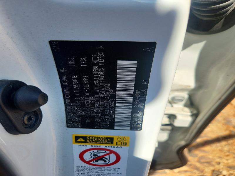 59991956 :رقم المزاد ، 5TDJZRFHXKS569272 vin ، 2019 Toyota Highlander مزاد بيع