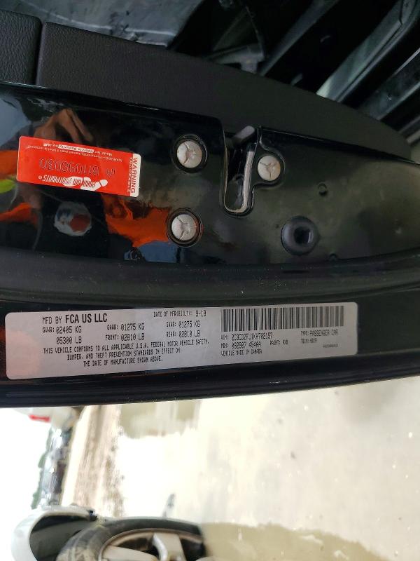 60070826 :رقم المزاد ، 2C3CDZFJ1KH702157 vin ، 2019 Dodge Challenger مزاد بيع