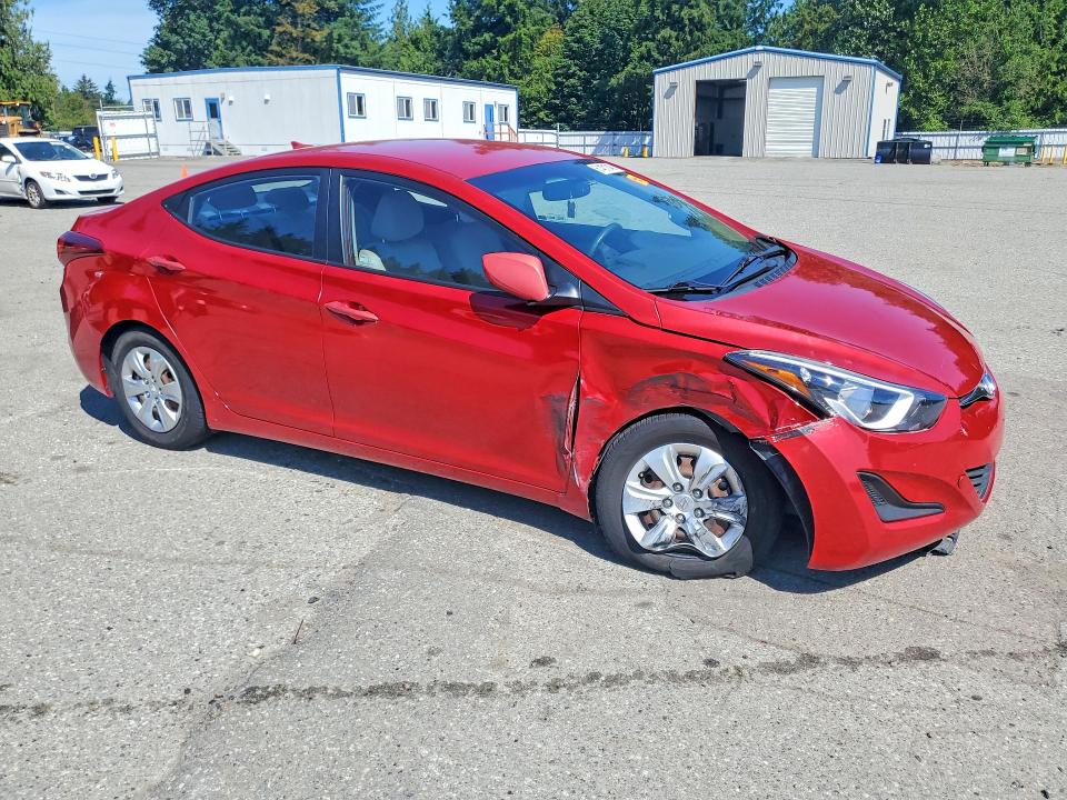 61401246 :رقم المزاد ، KMHDH4AE1GU526566 vin ، 2016 Hyundai Elantra مزاد بيع
