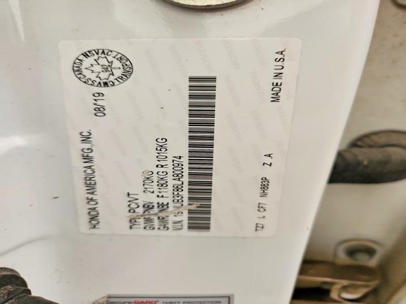 Aukcja sprzedaży 2020 Acura Tlx, vin: 19UUB3F86LA800974, numer aukcji: 60844656