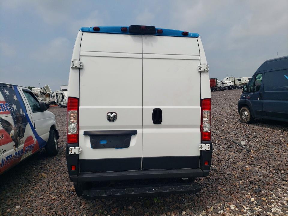 58971796 :رقم المزاد ، 3C6LRVBG6RE112517 vin ، 2024 Ram Promaster 1500 مزاد بيع