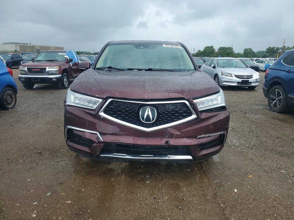 63130126 :رقم المزاد ، 5FRYD4H53HB006076 vin ، 2017 Acura Mdx مزاد بيع