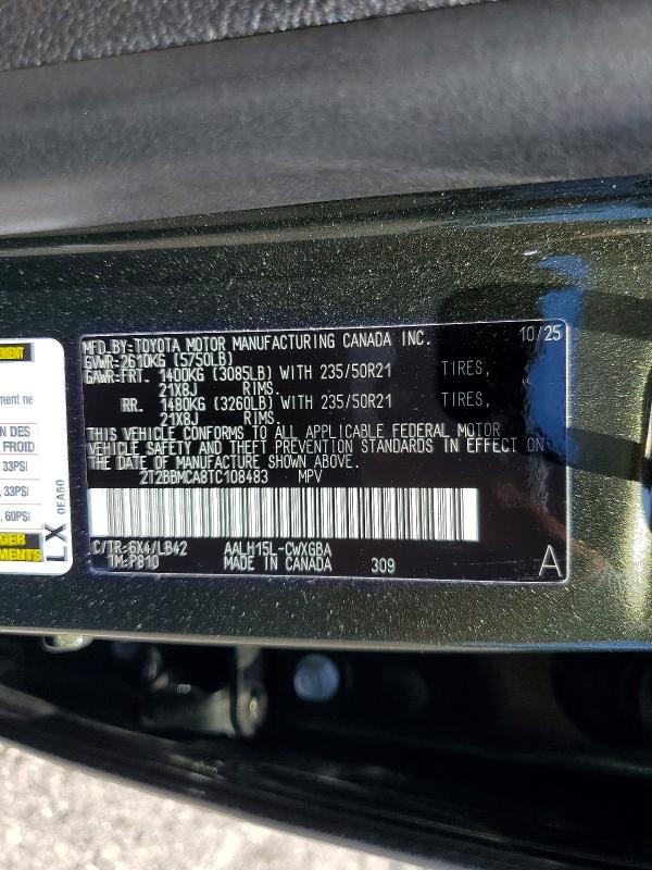 Продажа на аукционе авто 2026 Lexus Rx 350h, vin: 2T2BBMCA8TC108483, номер лота: 68604346