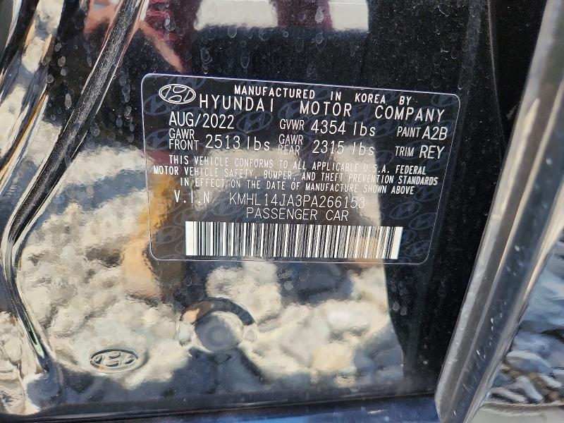 Продаж на аукціоні авто 2023 Hyundai Sonata, vin: KMHL14JA3PA266153, номер лоту: 60896416