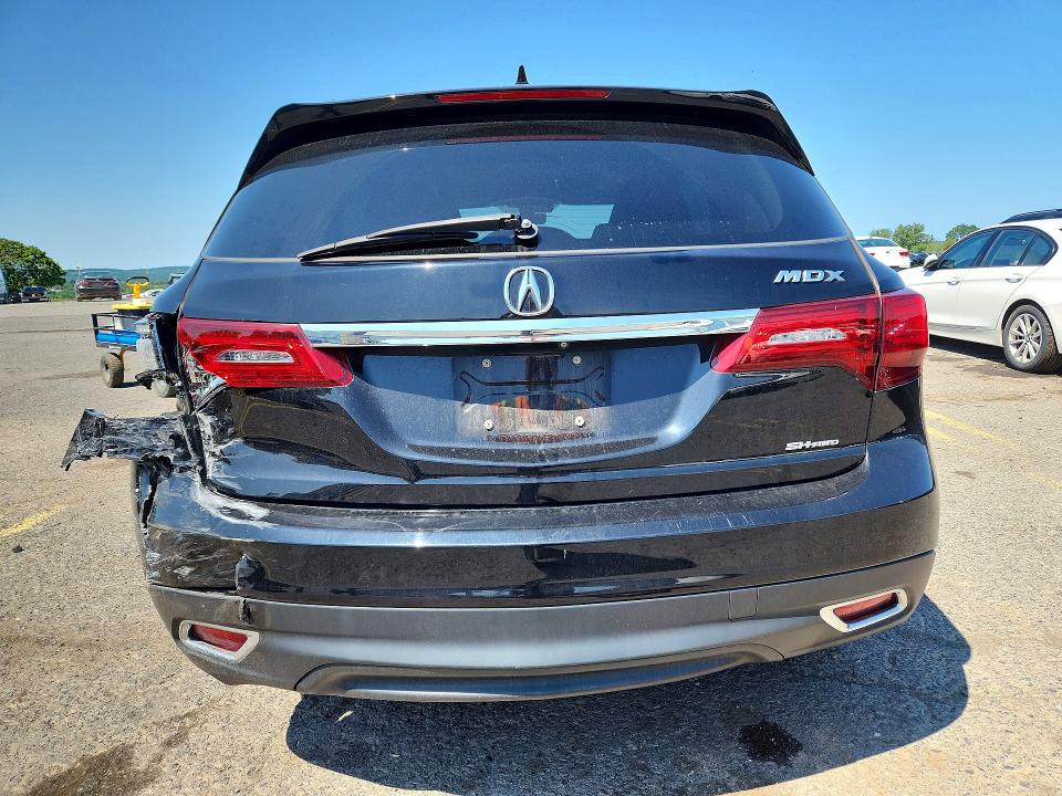 2016 Acura Mdx მანქანა იყიდება აუქციონზე, vin: 5FRYD4H4XGB062716, აუქციონის ნომერი: 61845686