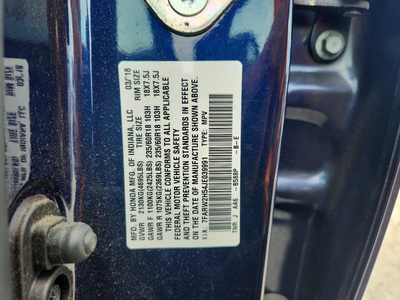 Aukcja sprzedaży 2018 Honda Cr-v, vin: 7FARW2H54JE039991, numer aukcji: 61026806