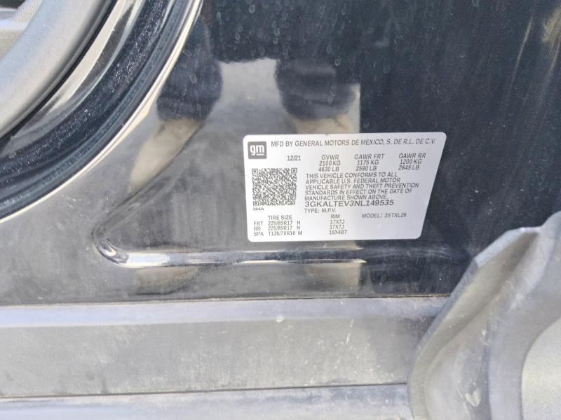 2022 Gmc Terrain მანქანა იყიდება აუქციონზე, vin: 3GKALTEV3NL149535, აუქციონის ნომერი: 61104966