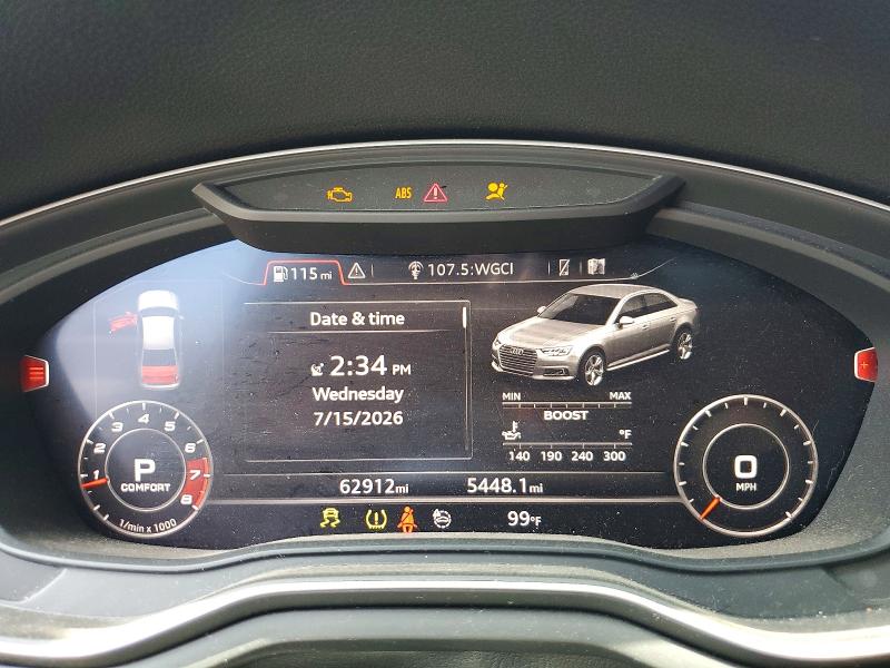 Aukcja sprzedaży 2018 Audi S4, vin: WAUB4AF40JA134724, numer aukcji: 59866186