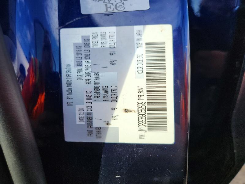 60721056 :رقم المزاد ، JM1CR293890352879 vin ، 2009 Mazda Mazda5 مزاد بيع