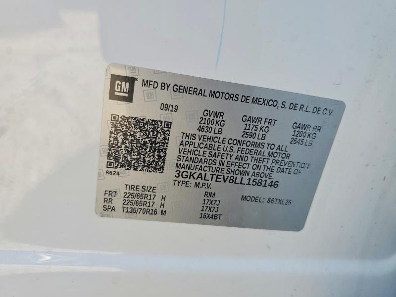 Продажа на аукционе авто 2020 Gmc Terrain, vin: 3GKALTEV8LL158146, номер лота: 59219446