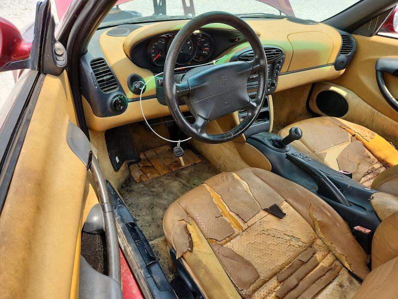 1998 Porsche Boxster მანქანა იყიდება აუქციონზე, vin: WP0CA2981WU624339, აუქციონის ნომერი: 62898966
