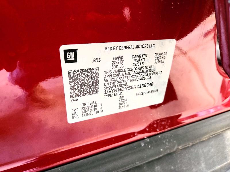 Продаж на аукціоні авто 2019 Cadillac Xt5, vin: 1GYKNDRS6KZ138348, номер лоту: 60027406