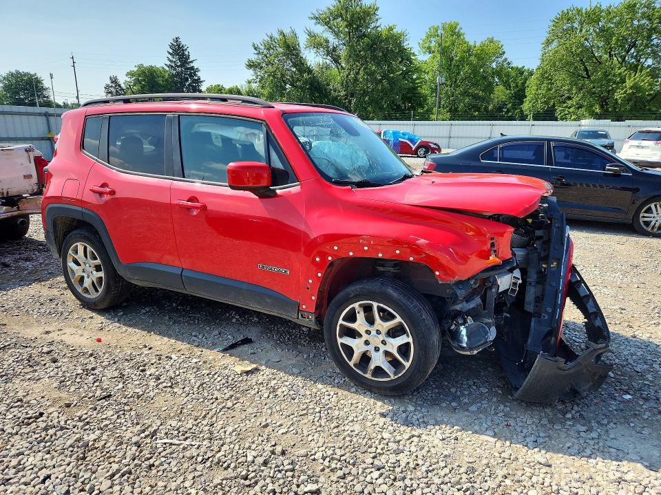 Продажа на аукционе авто 2016 Jeep Renegade, vin: ZACCJBBT3GPD73809, номер лота: 60548676