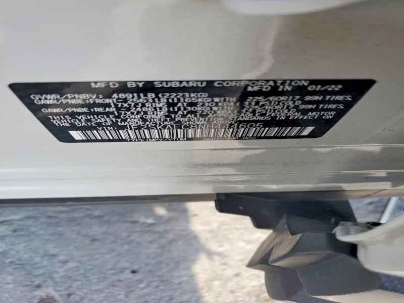 Продажа на аукционе авто 2022 Subaru Forester, vin: JF2SKAEC8NH444605, номер лота: 61802386