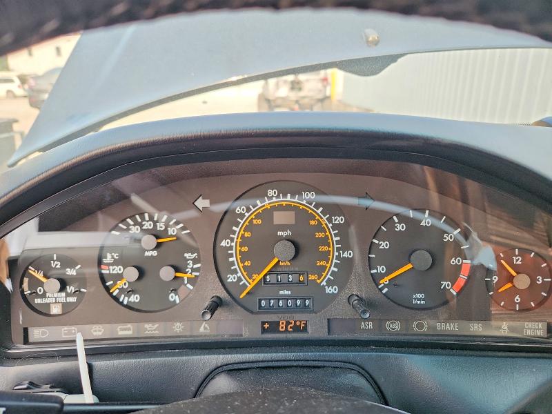 1991 Mercedes-benz 500 მანქანა იყიდება აუქციონზე, vin: WDBFA66E4MF030391, აუქციონის ნომერი: 58427336