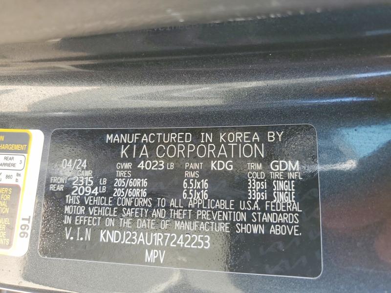Aukcja sprzedaży 2024 Kia Soul, vin: KNDJ23AU1R7242253, numer aukcji: 61797046