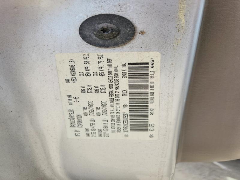 61188936 :رقم المزاد ، 3D7KR28C55G823587 vin ، 2005 Dodge Ram 2500 مزاد بيع