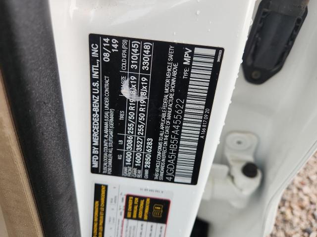 Продаж на аукціоні авто 2015 Mercedes-benz Ml, vin: 4JGDA5HB5FA455622, номер лоту: 62452686