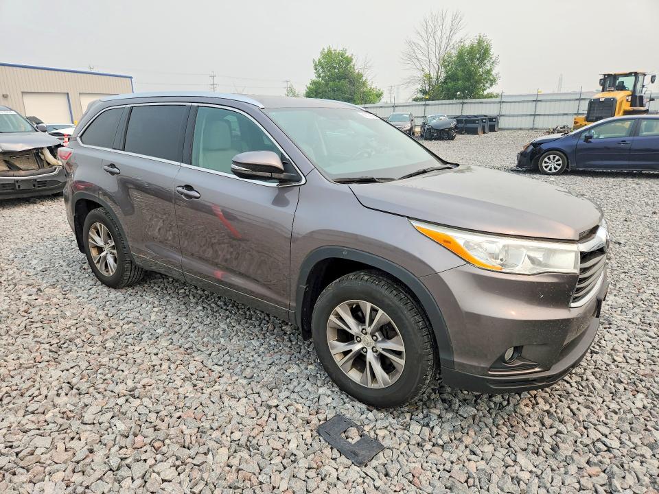 Aukcja sprzedaży 2014 Toyota Highlander, vin: 5TDJKRFH1ES068778, numer aukcji: 61157756
