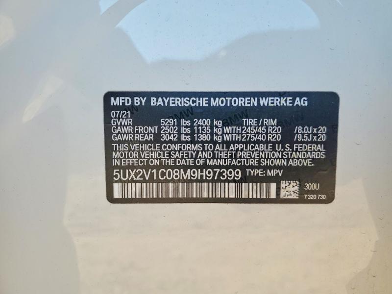 Aukcja sprzedaży 2021 Bmw X4, vin: 5UX2V1C08M9H97399, numer aukcji: 60624326