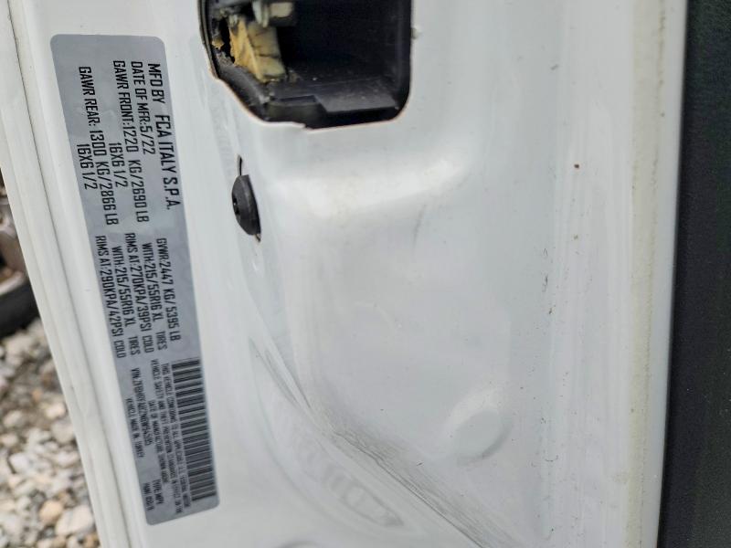 60481176 :رقم المزاد ، ZFBHRFAB2N6W94595 vin ، 2022 Ram Promaster City مزاد بيع