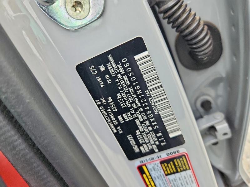 61045696 :رقم المزاد ، 5XXG64J21NG105060 vin ، 2022 Kia K5 مزاد بيع