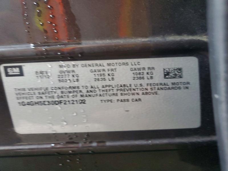 2013 Buick Lacrosse მანქანა იყიდება აუქციონზე, vin: 1G4GH5E30DF212192, აუქციონის ნომერი: 62113546