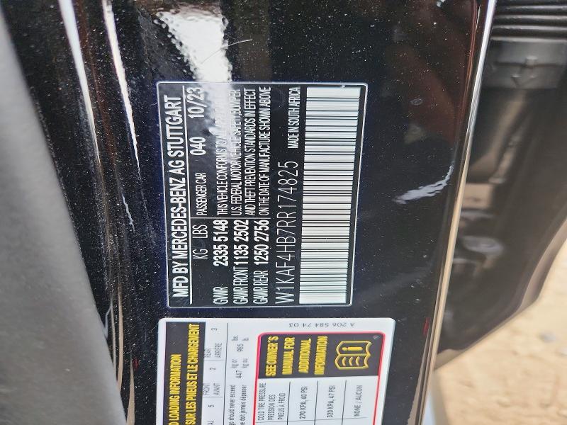 Aukcja sprzedaży 2024 Mercedes-benz C, vin: W1KAF4HB7RR174825, numer aukcji: 61745106