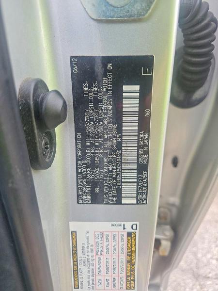 Продажа на аукционе авто 2012 Toyota 4runner, vin: JTEBU5JR5C5104350, номер лота: 61456036