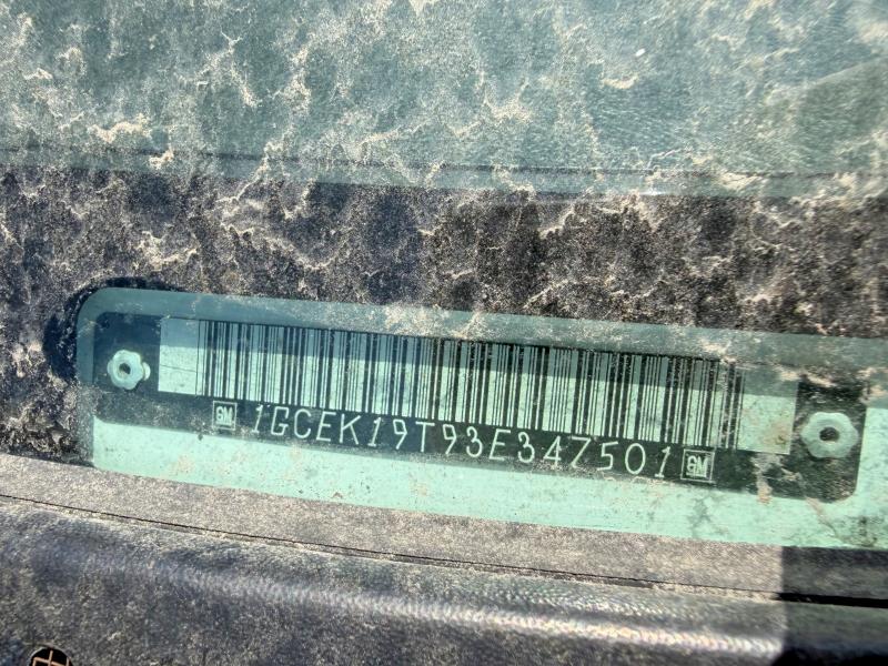 Продажа на аукционе авто 2003 Chevrolet Silverado, vin: 1GCEK19T93E347501, номер лота: 49051006