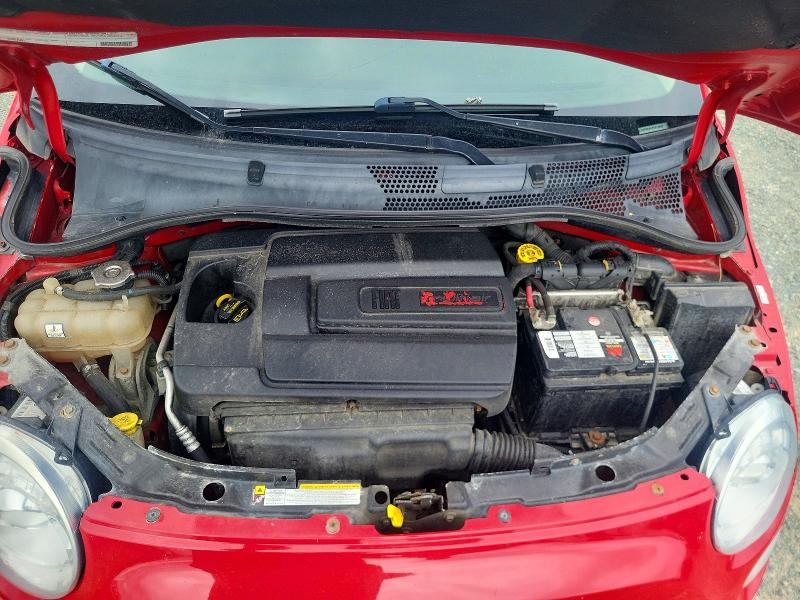 59582106 :رقم المزاد ، 3C3CFFER1CT313205 vin ، 2012 Fiat 500 مزاد بيع