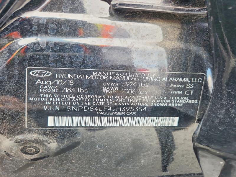 Aukcja sprzedaży 2018 Hyundai Elantra, vin: 5NPD84LF4JH395354, numer aukcji: 60185826