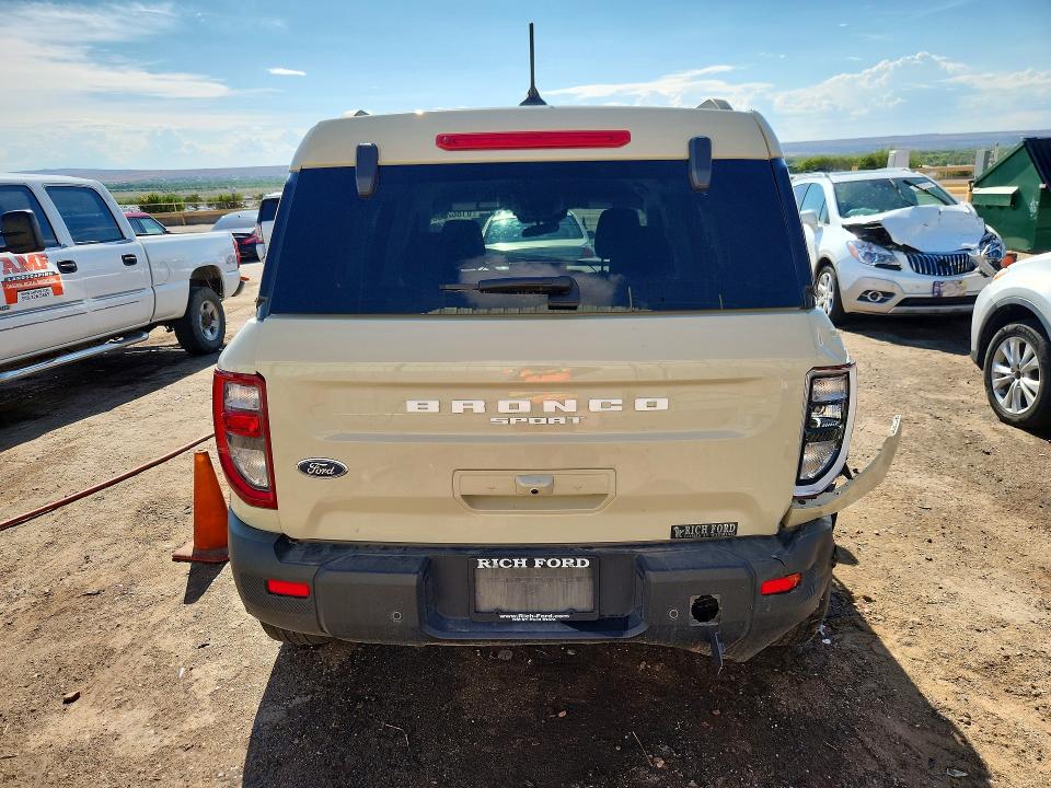 61862586 :رقم المزاد ، 3FMCR9BN5SRE61306 vin ، 2025 Ford Bronco Sport مزاد بيع