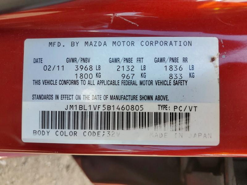 Продаж на аукціоні авто 2011 Mazda 3, vin: JM1BL1VF5B1460805, номер лоту: 59279096