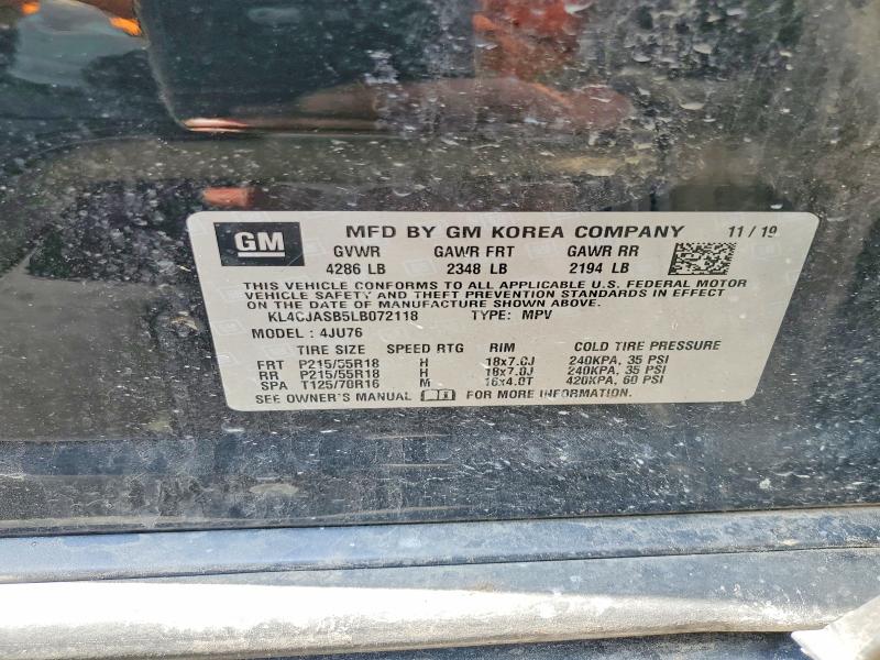 Продажа на аукционе авто 2020 Buick Encore, vin: KL4CJASB5LB072118, номер лота: 59988176