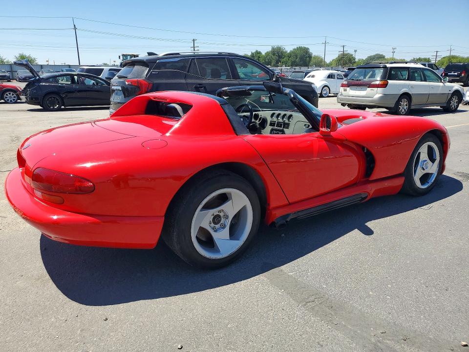 1994 Dodge Viper მანქანა იყიდება აუქციონზე, vin: 1B3BR65E2RV100205, აუქციონის ნომერი: 59735286