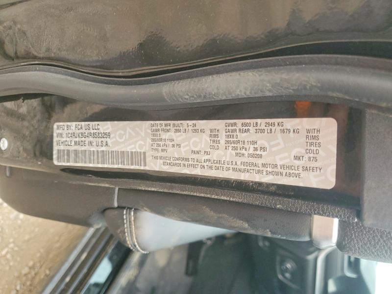 Продаж на аукціоні авто 2024 Jeep Grand Cherokee, vin: 1C4RJKBG4R8583259, номер лоту: 61434516