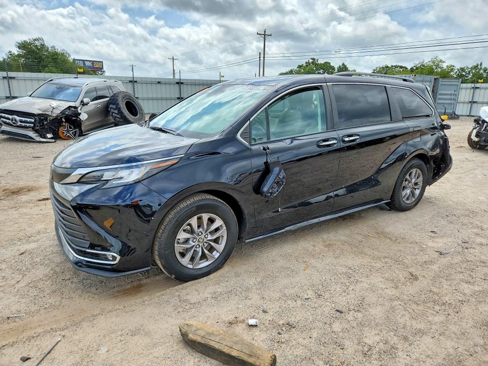 2022 Toyota Sienna მანქანა იყიდება აუქციონზე, vin: 5TDJRKEC9NS100837, აუქციონის ნომერი: 61365226
