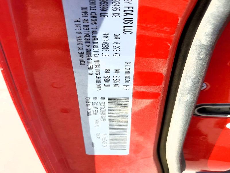 63502696 :رقم المزاد ، 2C3CDXCT0HH556420 vin ، 2017 Dodge Charger مزاد بيع