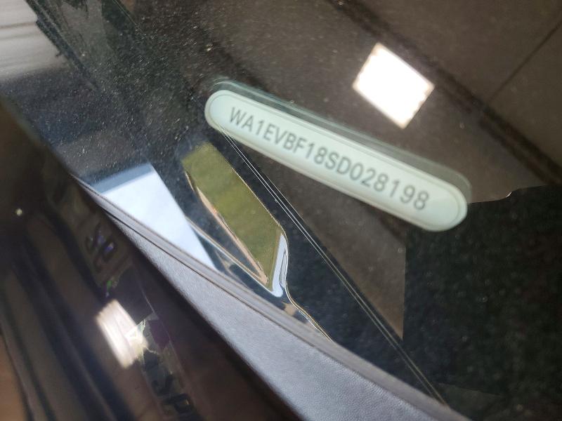 2025 Audi Q8 მანქანა იყიდება აუქციონზე, vin: WA1EVBF18SD028198, აუქციონის ნომერი: 62594136