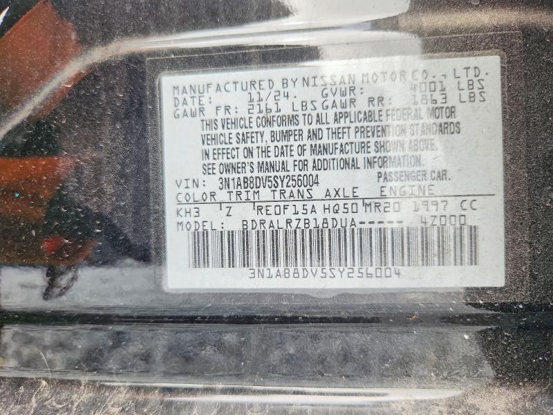 60163836 :رقم المزاد ، 3N1AB8DV5SY256004 vin ، 2025 Nissan Sentra مزاد بيع