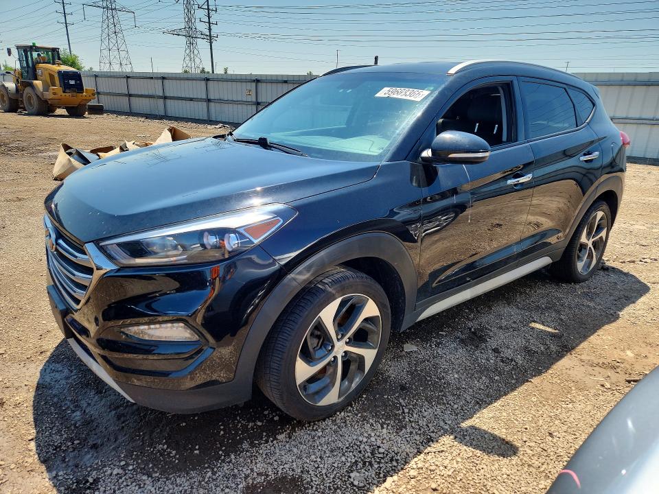2017 Hyundai Tucson მანქანა იყიდება აუქციონზე, vin: KM8J3CA26HU563776, აუქციონის ნომერი: 59608366
