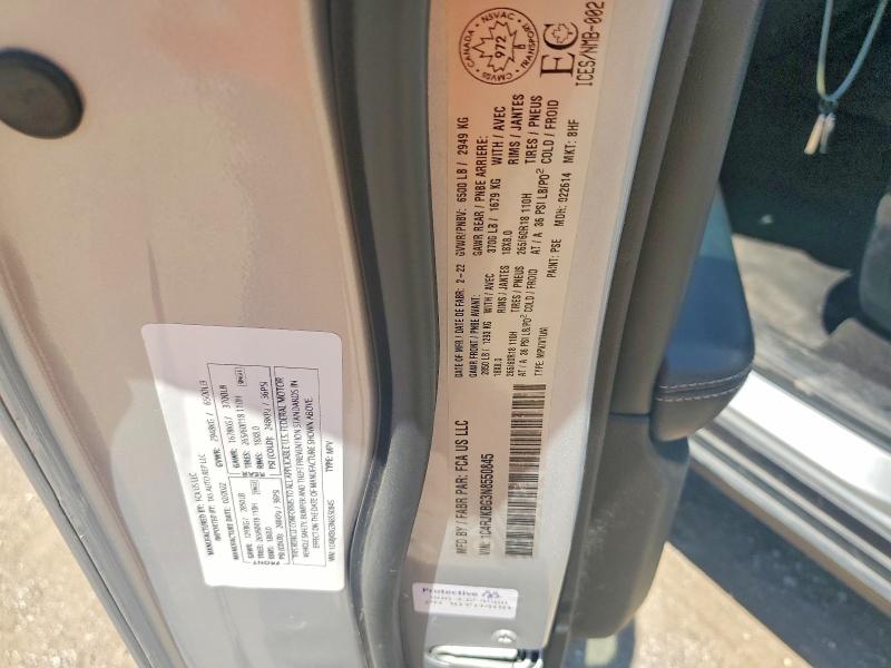Aukcja sprzedaży 2022 Jeep Grand Cherokee, vin: 1C4RJKBG3N8550845, numer aukcji: 59711166