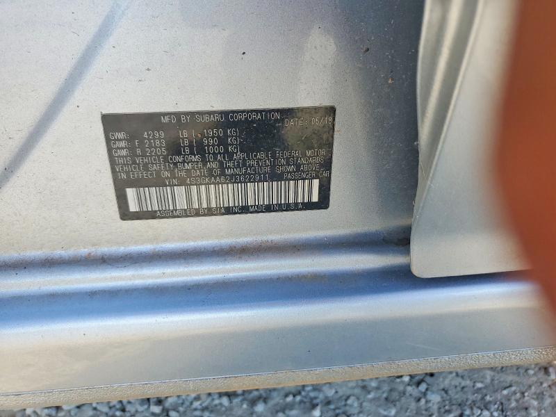 2018 Subaru Impreza მანქანა იყიდება აუქციონზე, vin: 4S3GKAA62J3622911, აუქციონის ნომერი: 60624316